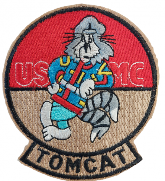 Stickabzeichen - Tomcat USMC