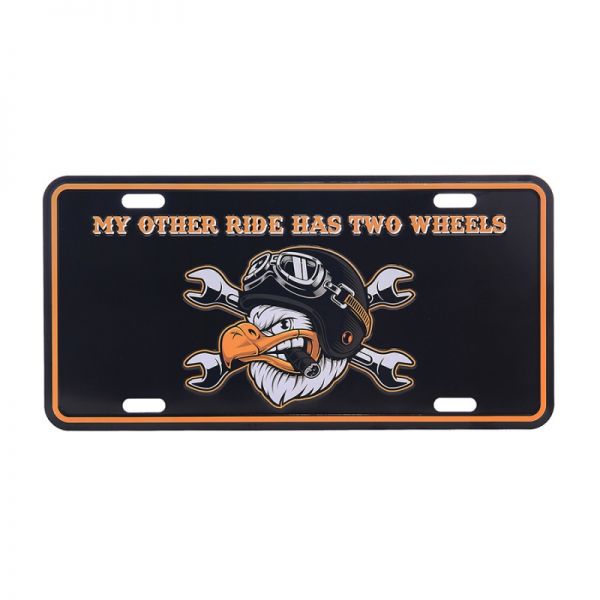 Nummernschild - My Other Ride Has Two Wheels
