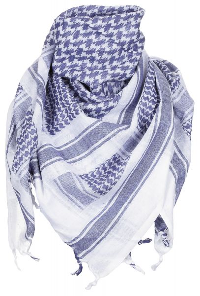 Halstuch, &quot;Shemagh&quot;, blau-weiss
