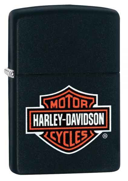 Zippo Feuerzeug - Harley-Davidson® (schwarz matt)