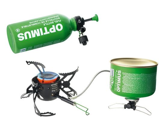 Optimus - Polaris Kocher mit 0.4 L Brennstoff Flasche