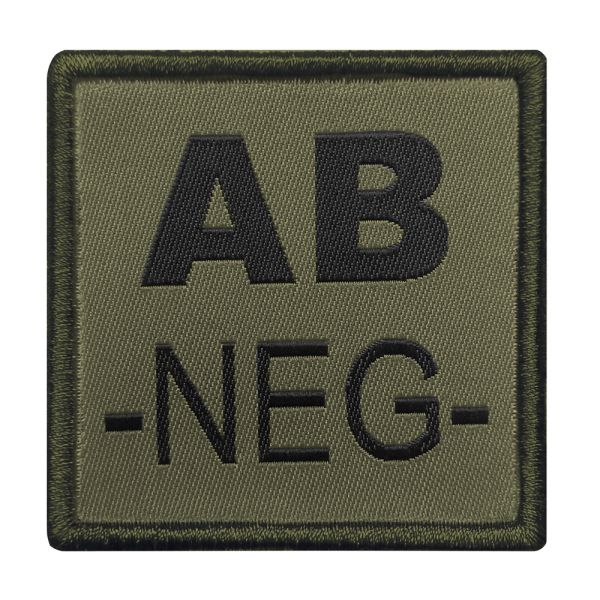 A10 Equipment - Patch Blutgruppe AB- (oliv)