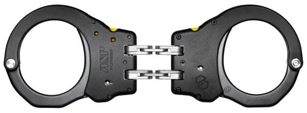 ASP - Handschelle Ultra Plus Cuff mit Gelenk aus Aluminium (schwarz)