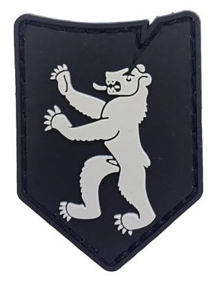 Klettabzeichen Appenzell Innerrhoden Tactical - black