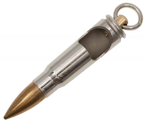Anhänger-Patrone, &quot;AK-47&quot;, silber, mit Flaschenöffner