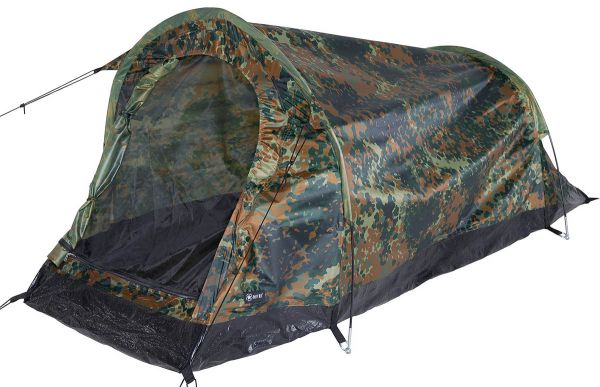 Tunnelzelt, &quot;Hochstein&quot;, flecktarn, 2 Personen