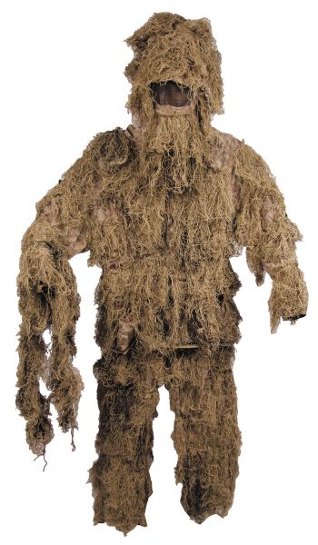 Tarnanzug, &quot;Ghillie&quot;, 4-teilig, desert