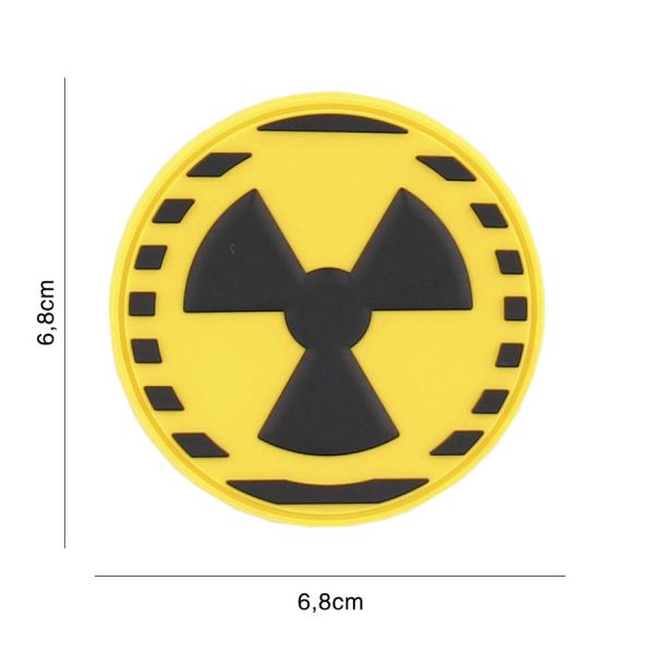 Klettabzeichen Nuclear - gelb