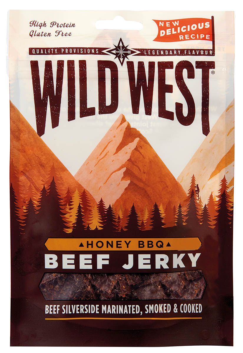 Image of Wild West, Beef Jerky Honey BBQ, 70 g