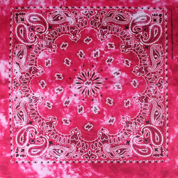 Bandana, pink Paisley, Gr. 54 x 54 cm, Baumwolle