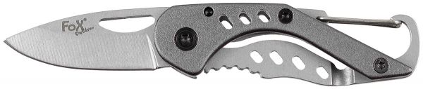 Klappmesser, &quot;Piccolo&quot;, Einhand, gelochter Metallgriff