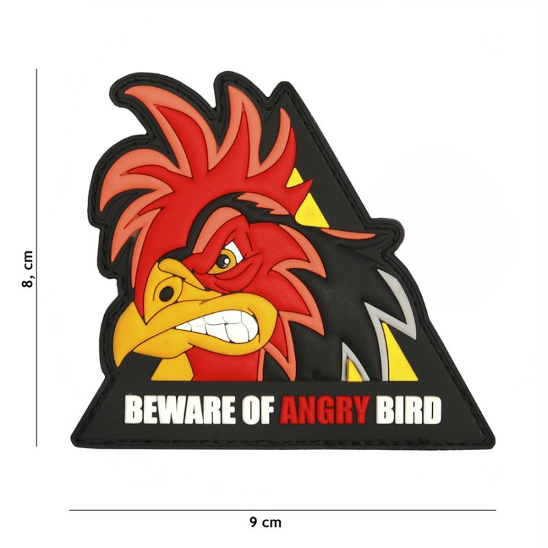Image of Klettabzeichen Angry Bird - dreieckig