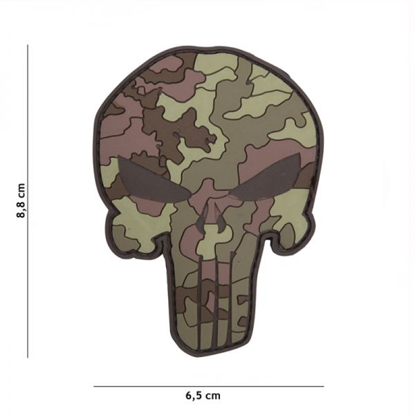 Klettabzeichen Punisher - italian camo