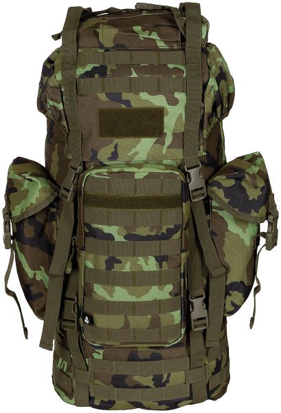 BW Kampfrucksack, &quot;MOLLE&quot;, 65 l, Alu-Ausst., M95 CZ tarn