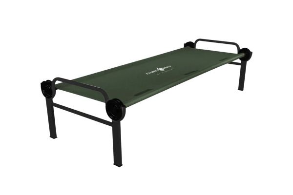 Disc-O-Bed - Single L mit Beinverlängerungen (olivgrün)