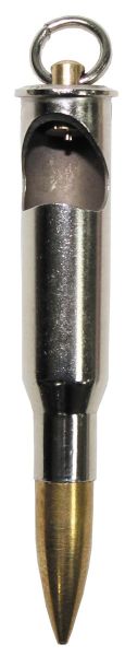 Anhänger-Patrone, &quot;Mosin&quot;, silber, mit Flaschenöffner