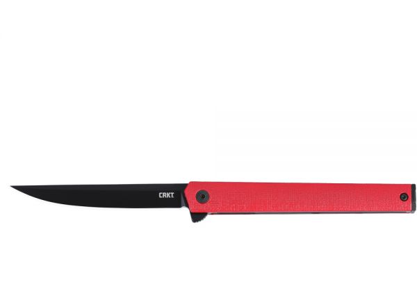 CRKT - CEO Flipper Klappmesser rot/schwarz