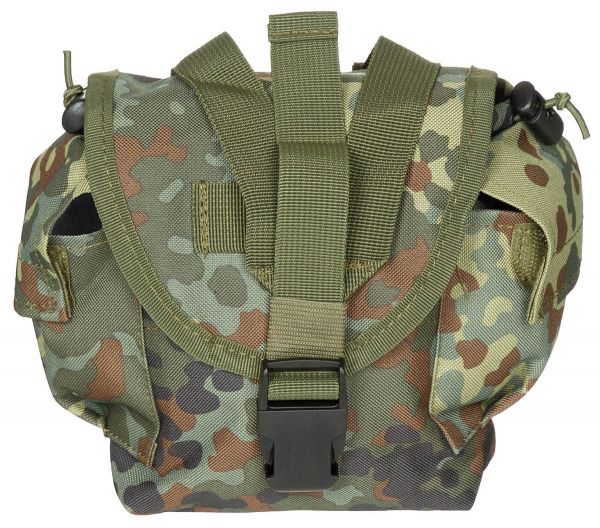 Trinkflaschen Tasche, &quot;MOLLE&quot;, flecktarn