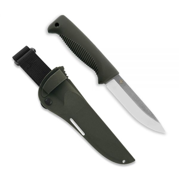 Peltonen Knives - M07 N690 Ranger Puukko grün, unbeschichtet, Kompositscheide (grün)