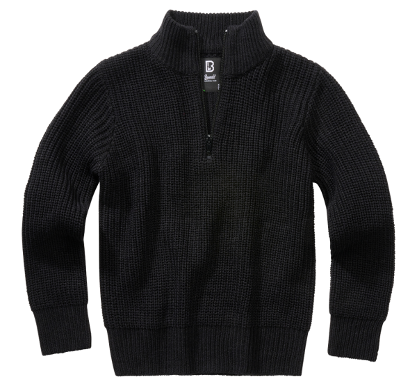 Brandit - Kids Marine Pullover Troyer black