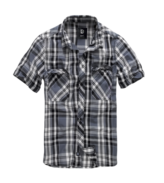 Brandit - Roadstar Shirt Short Sleeve black/anthracite