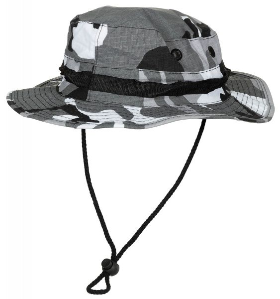 US GI Buschhut, mit Kinnband, GI Boonie, Rip Stop, urban