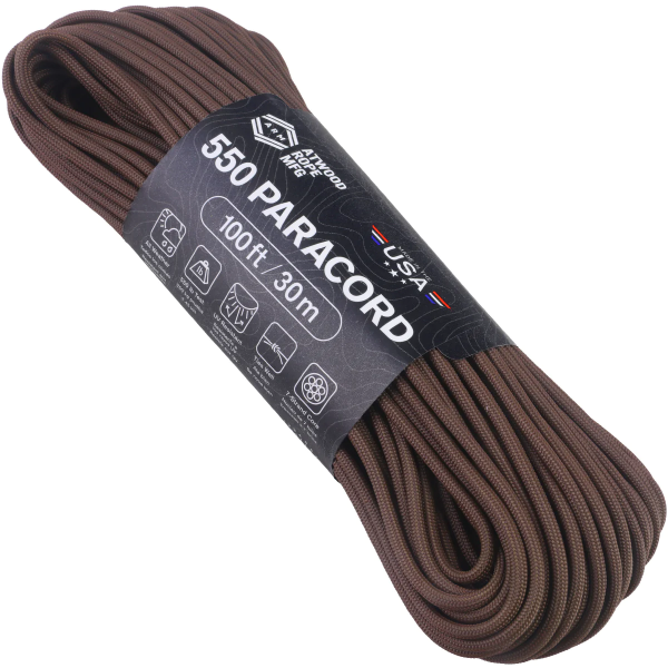 Atwood Rope MFG - 550 Paracord 30m (braun)