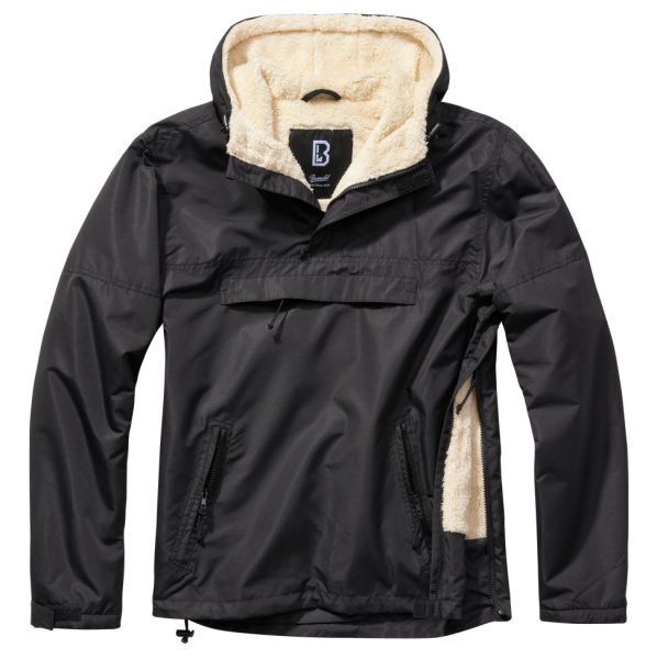 Brandit - Sherpa Windbreaker black