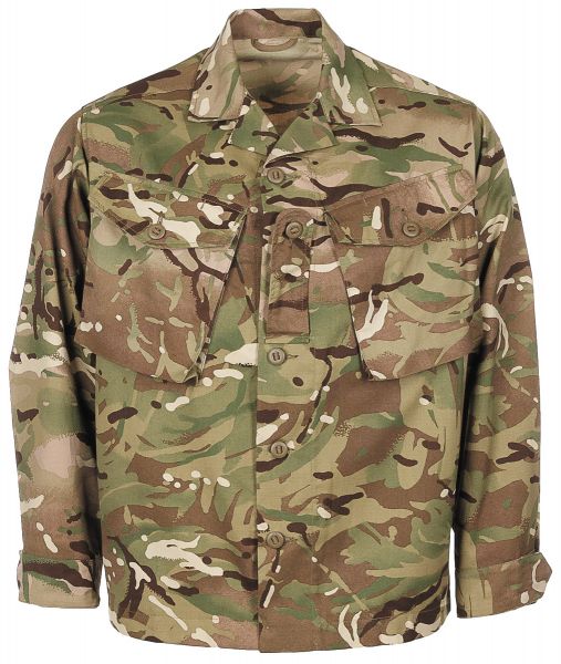 Brit. Feldbluse, &quot;Barrack&quot;, MTP tarn, neuw.