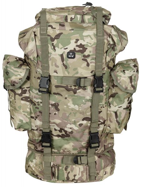 BW Kampfrucksack, 65 l, Alu-Aussteifung, op.-camo