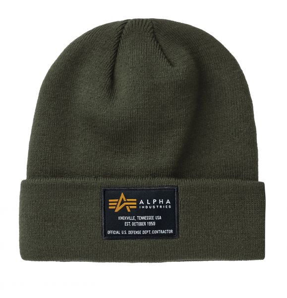Alpha Industries - Crew Beanie (dark olive)