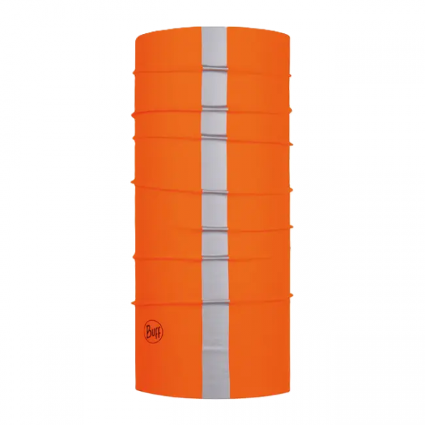 BUFF® Safety - Ecostretch Mehrzweckschal Reflective Orange (UV-Schutz+Reflektierend)
