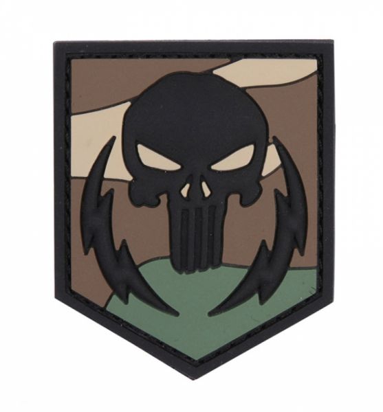 Klettabzeichen Punisher thunderstruck - woodland