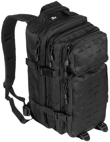 US Rucksack, Assault I, &quot;Laser&quot;, schwarz