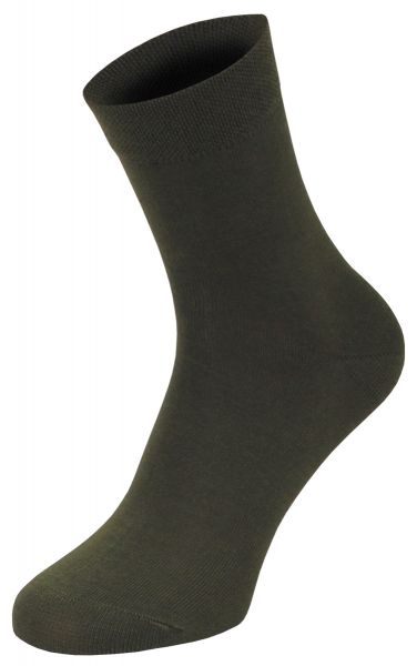 Socken, &quot;Oeko&quot;, oliv