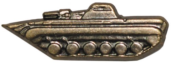 CZ/SK Metallabzeichen, bronze, &quot;Panzer&quot;, neuw.