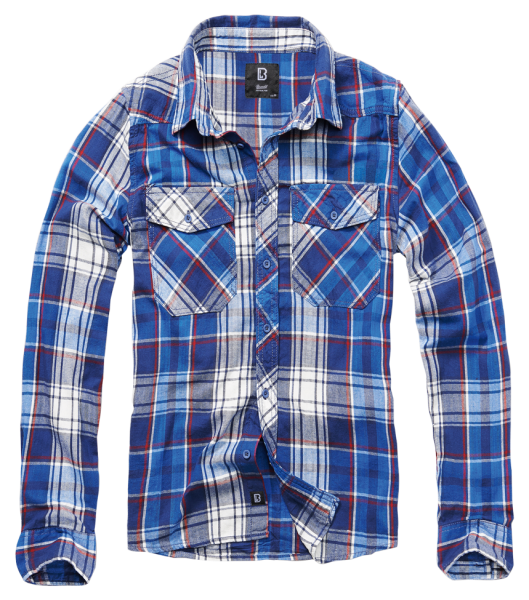Brandit - Check Shirt Long Sleeve navy