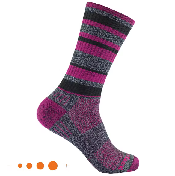 Wrightsock - Adventure Crew Socken mit Anti-Blasen-System (fuchsia)