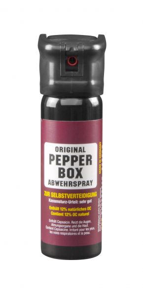 Pepper-Box Pfefferspray - 63 ml, Flip-Top Kappe (Nebel)