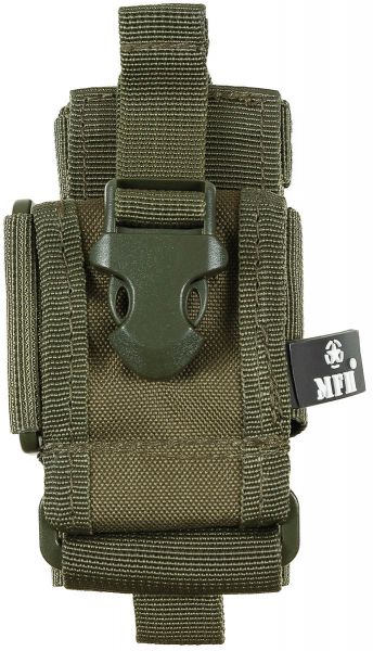 Handyhalter, &quot;MOLLE&quot;, oliv, verstellbar
