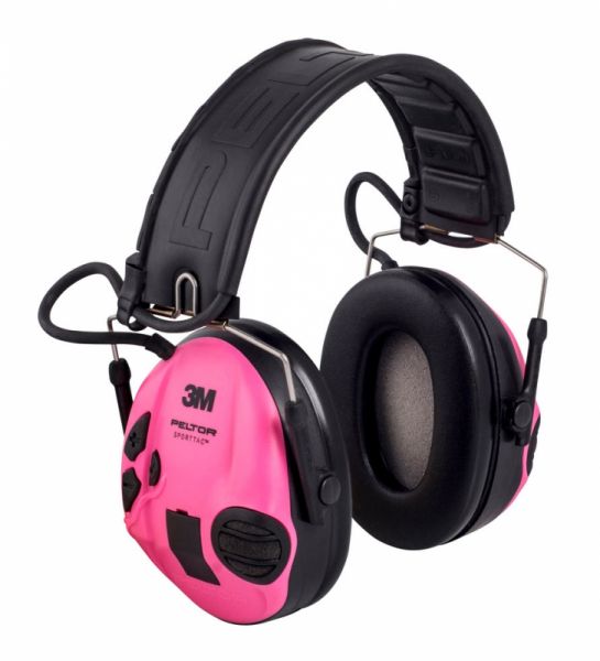 3M Peltor - SportTac Kapselgehörschutz, Pink, SNR = 26 dB