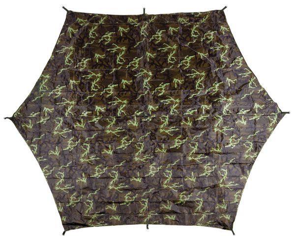 Plane, &quot;Hexagon-Tarp&quot;, M 95 CZ tarn, ca. 340 x 310 cm
