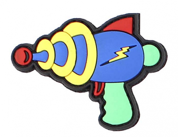 Klettabzeichen Spacegun - color