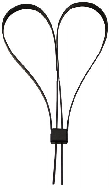Kunststoffhandschellen, 10 St./P.,55 x 1,25cm, schwarz