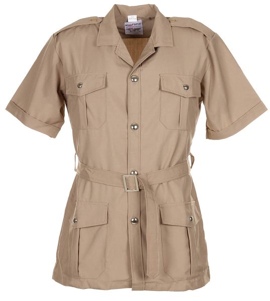 Franz. Feldjacke, &quot;Tropen&quot;, khaki, neuw.