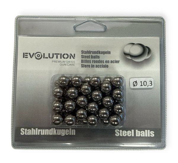 Stahlkugeln für Steinschleuder (Ø10,3mm)