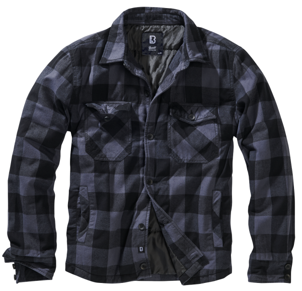 Brandit - Lumber Jacket black/grey