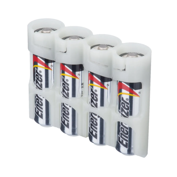 Storacell - Aufbewahrungsbox für 4 x AA Batterien (glow in the dark)