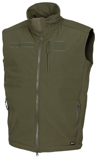 Softshell Weste, "Allround", oliv