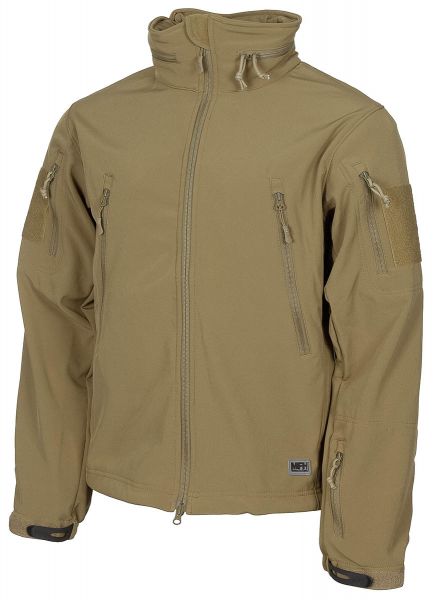 Softshell Jacke, &quot;Scorpion&quot;, coyote tan